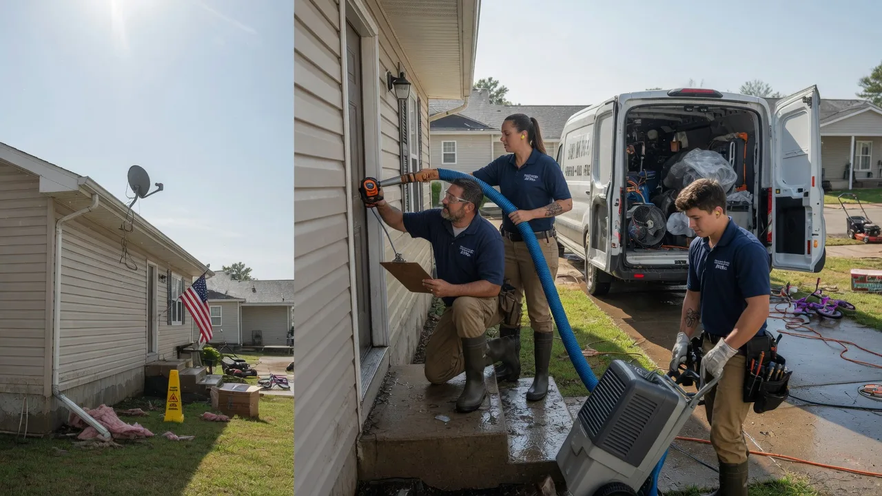 Ceiling Water Damage Restoration in Odanah, WI near me